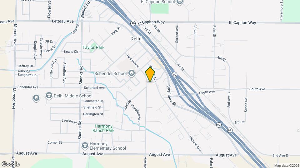 9532 Hinton Ave Map and Location Details