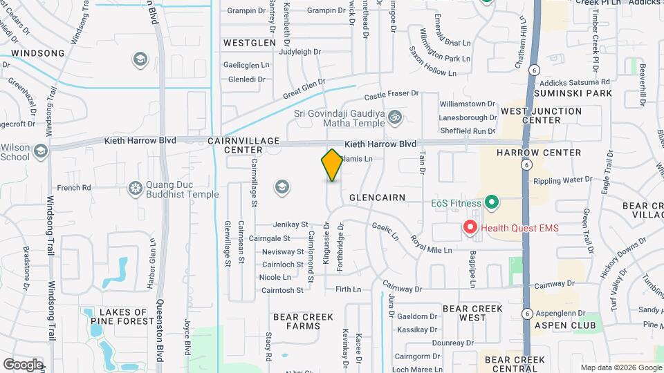 4838 Gretna Green Dr Map and Location Details