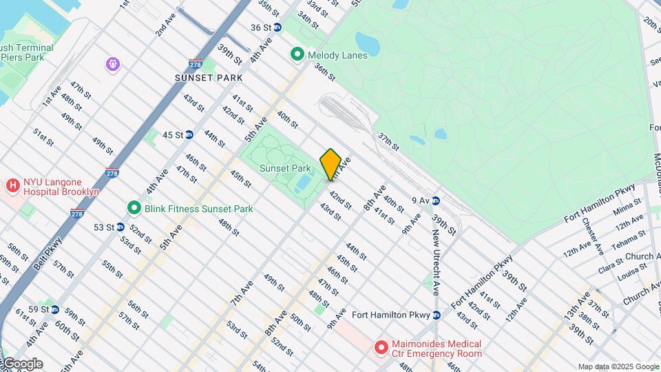 4121 Seventh Ave Map and Location Details