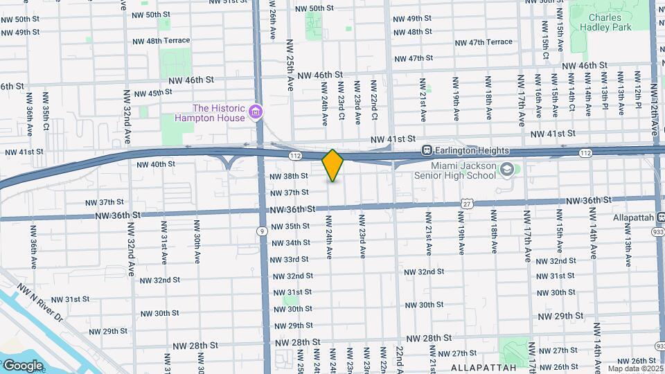 3711 NW 24th Ave Map and Location Details