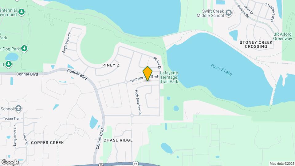 1038 High Meadow Dr Map and Location Details