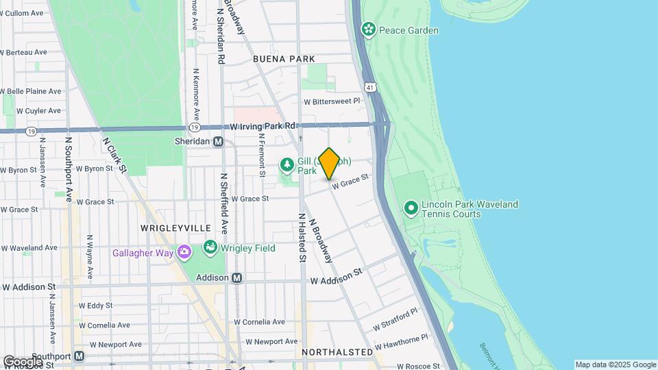 3804 N Pine Grove Ave Map and Location Details