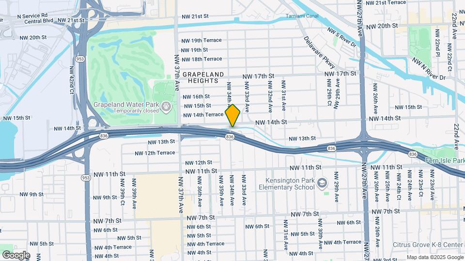 1363 NW 34th Ave Map and Location Details