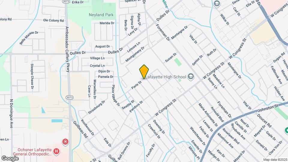 303 Paris St Map and Location Details