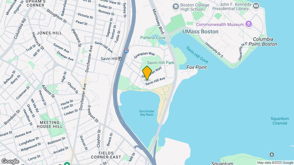 198 Savin Hill Ave Mapa y Detalles de la Ubicación