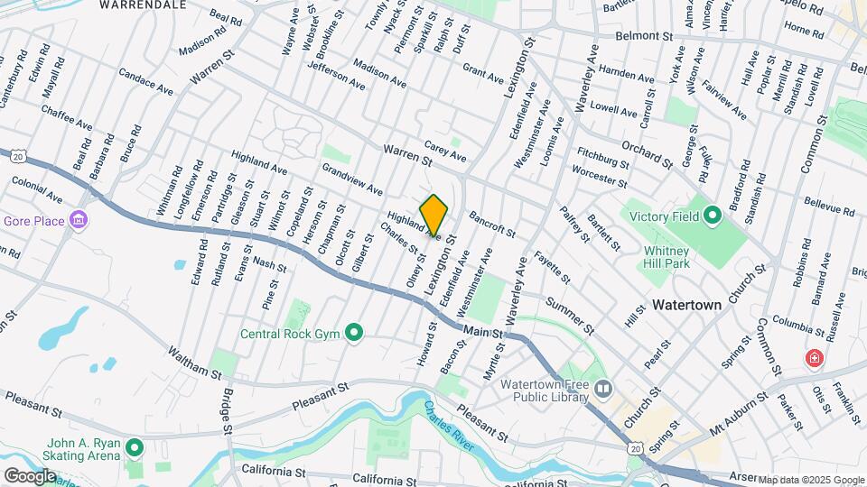 57 Olney St, Unit 1 Map and Location Details