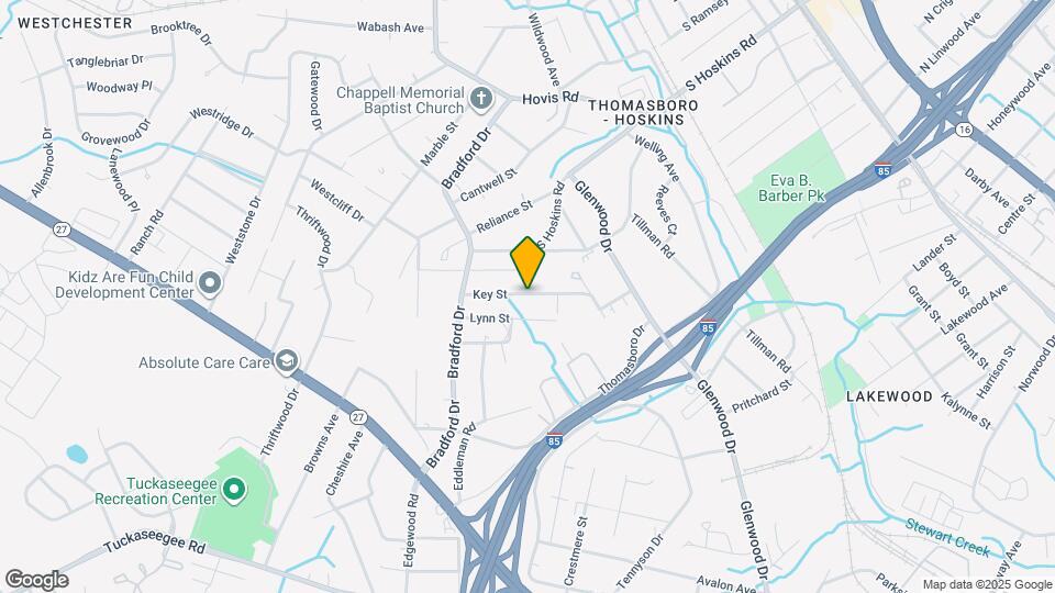 825 Key St Mapa y Detalles de la Ubicación