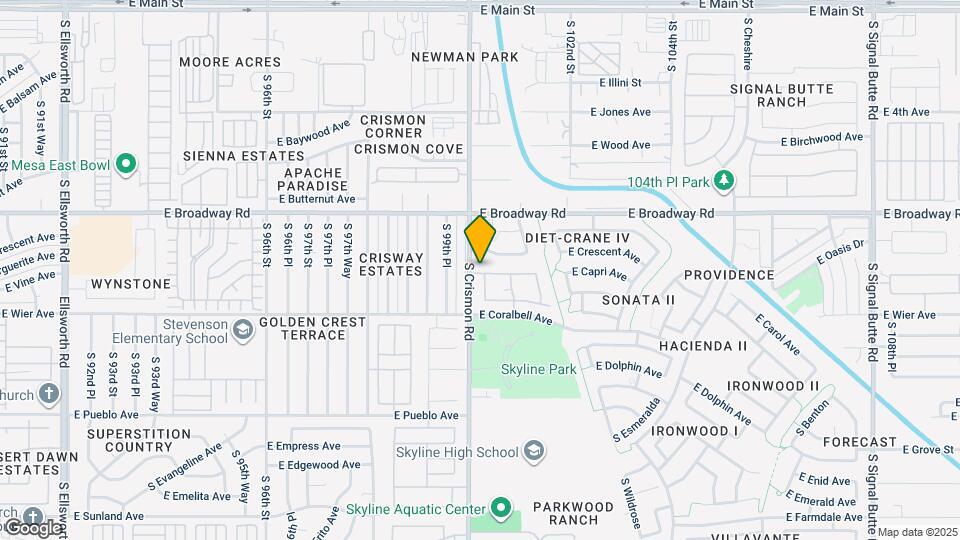 10008 E Capri Ave Map and Location Details