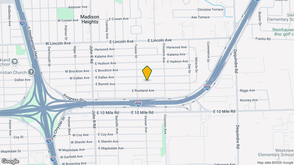 873 E Barrett Ave Map and Location Details