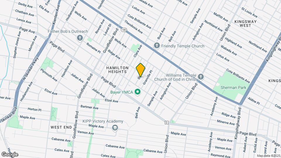 1386 Burd Ave Mapa y Detalles de la Ubicación