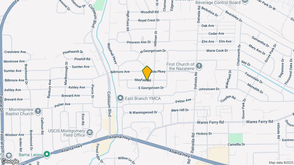 3578 Mayfair Rd Map and Location Details