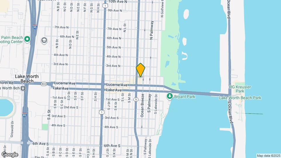 123 N Ocean Breeze Map and Location Details