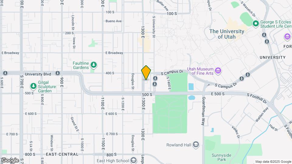 429 S 1300 E, Unit 2 Map and Location Details