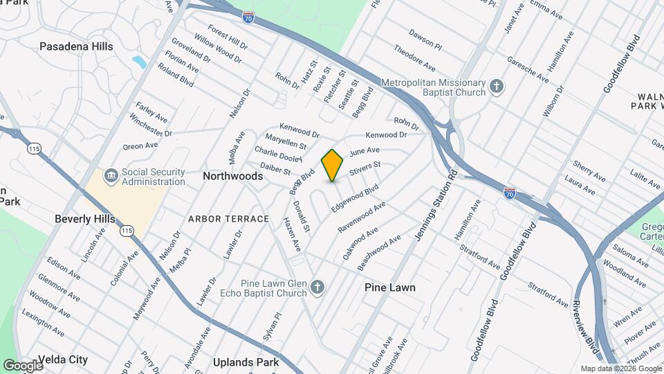 6620 Barr St Map and Location Details