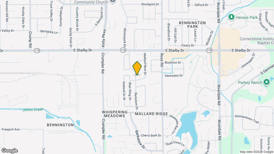 4812 Barkshire Dr Map and Location Details