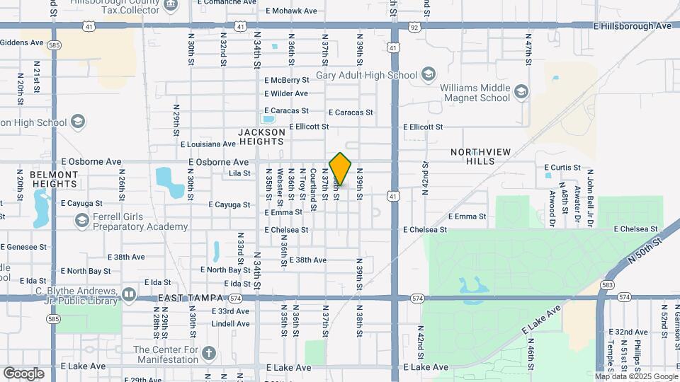 4605 N 38th St Map and Location Details
