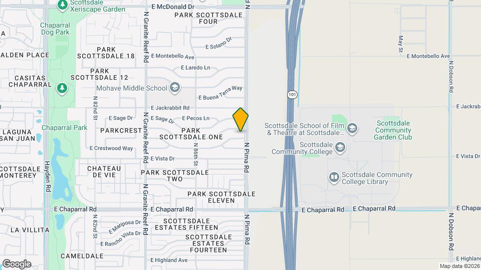 8750 E Plaza Ave Mapa y Detalles de la Ubicación