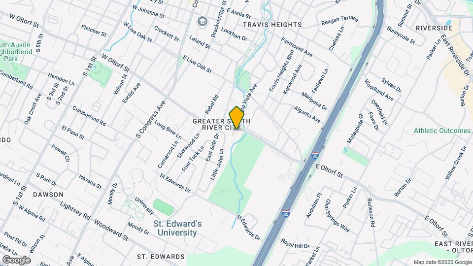 841 E Oltorf St Mapa y Detalles de la Ubicación
