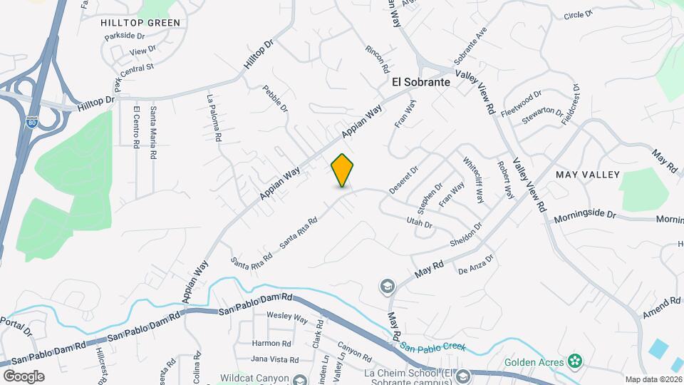 4339 Santa Rita Rd Map and Location Details