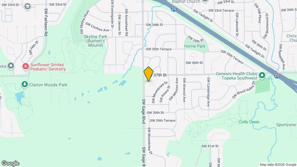 3725 SW Moundview Ct Map and Location Details