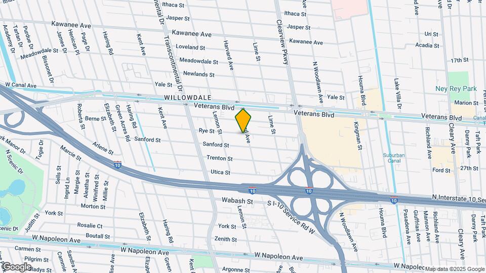 4800 Rye St Map and Location Details