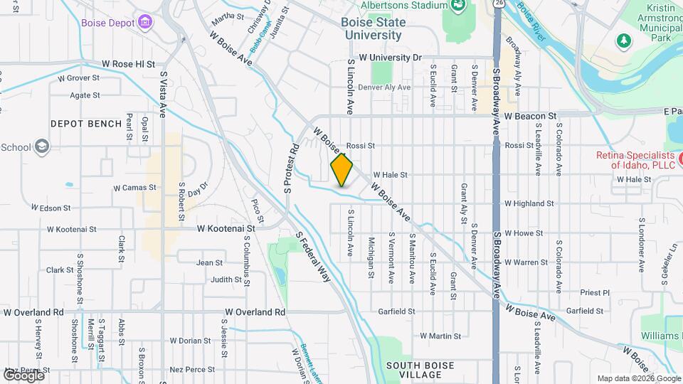 1628 S Reinhart Dr Map and Location Details