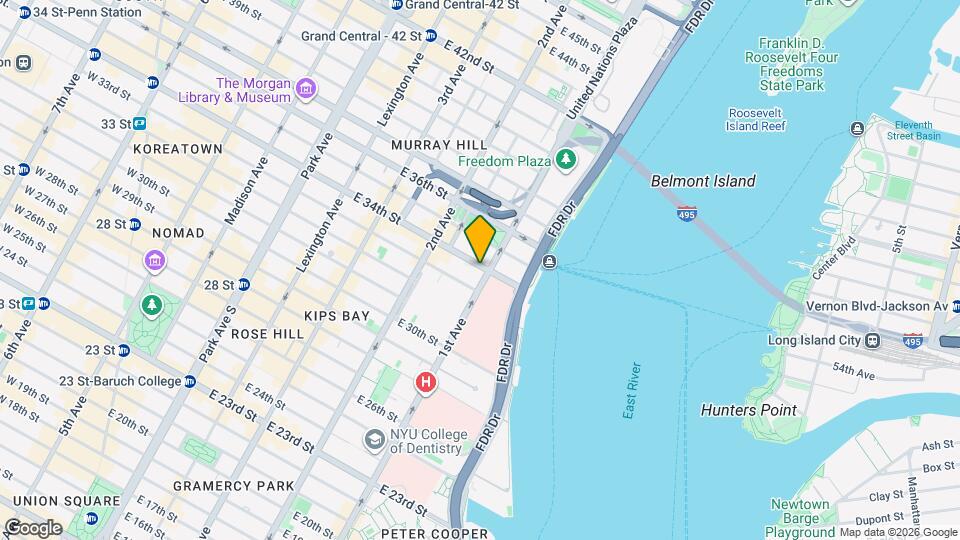 593 1st Ave Map and Location Details