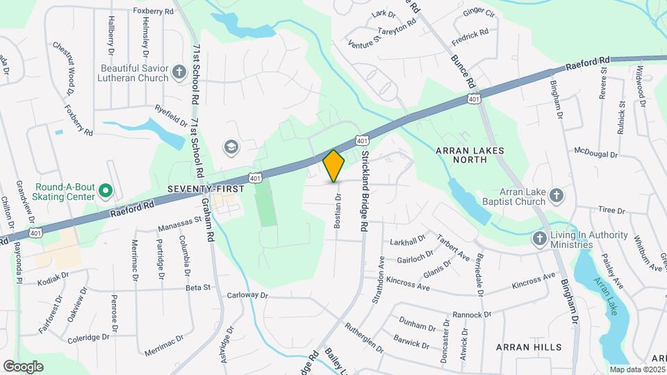 1200 Bostian Dr Map and Location Details