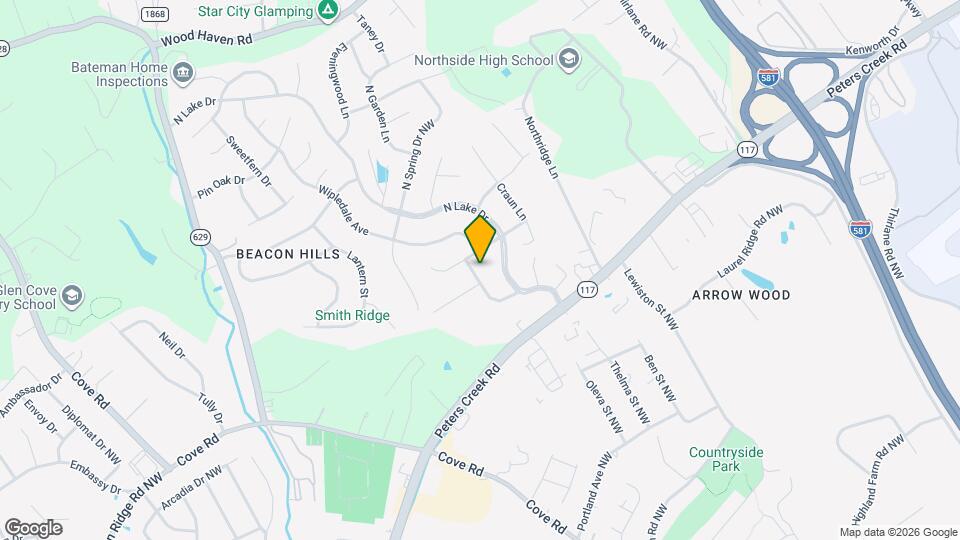 5015 Pollyhill Ln Map and Location Details