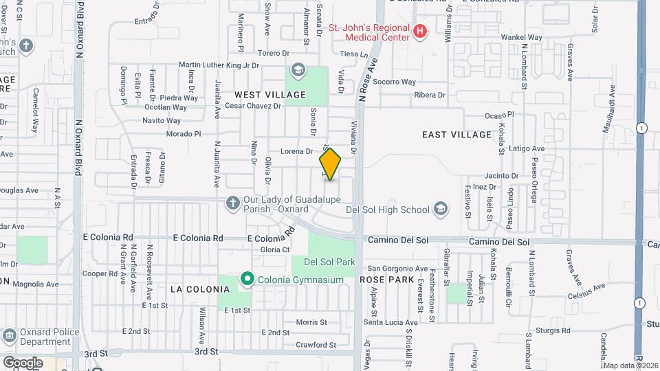 652 Teresa St Map and Location Details