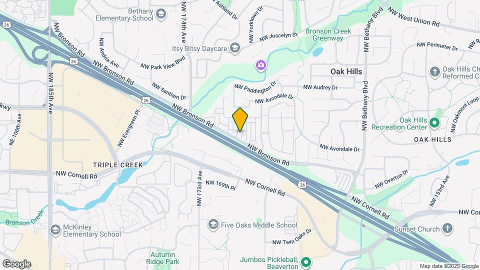 2310 NW Roseburg Terrace Map and Location Details