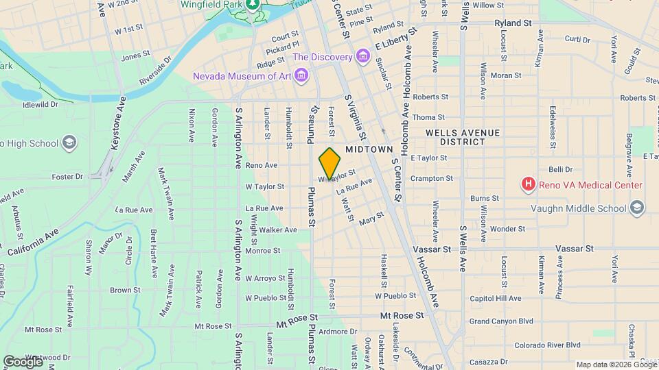 809 Forest St Map and Location Details