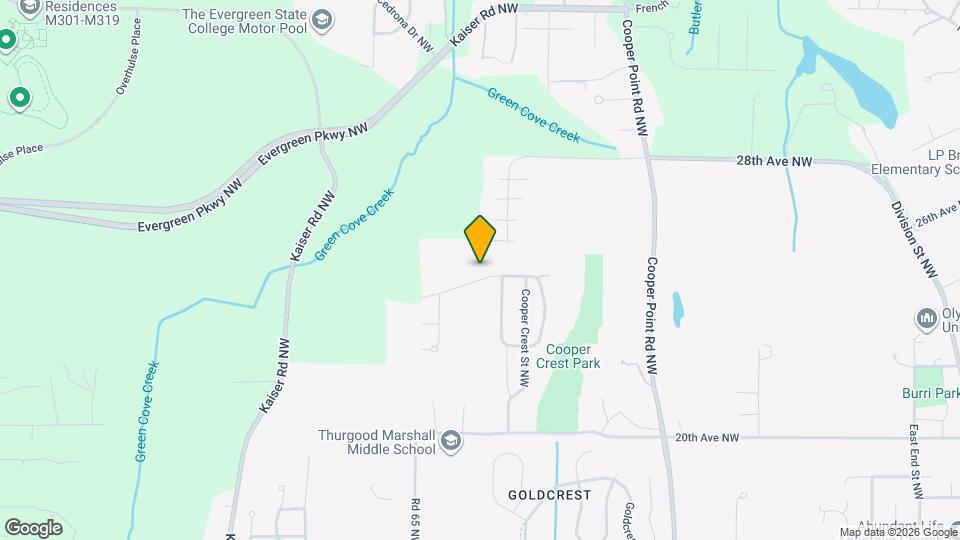 3802 Cooper Crest Dr NW Map and Location Details