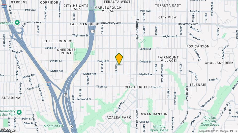 3555 42nd St Map and Location Details