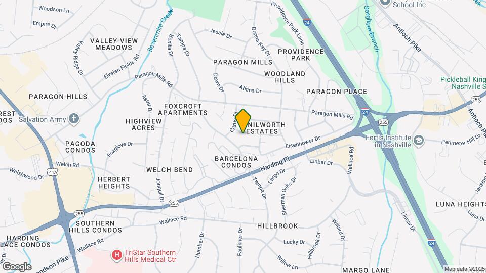 293 Garry Dr Map and Location Details