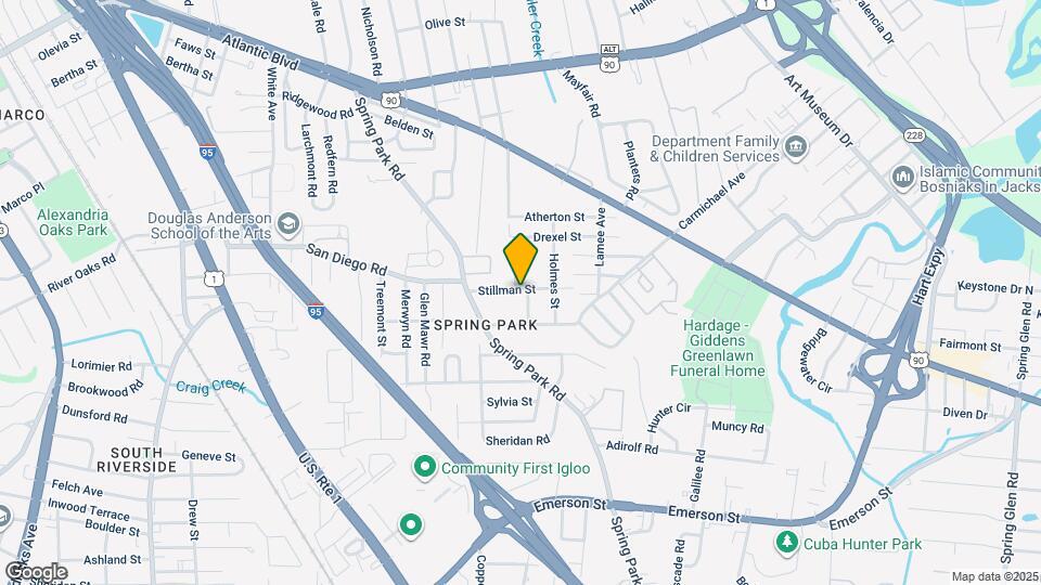 3390 Stillman St Map and Location Details