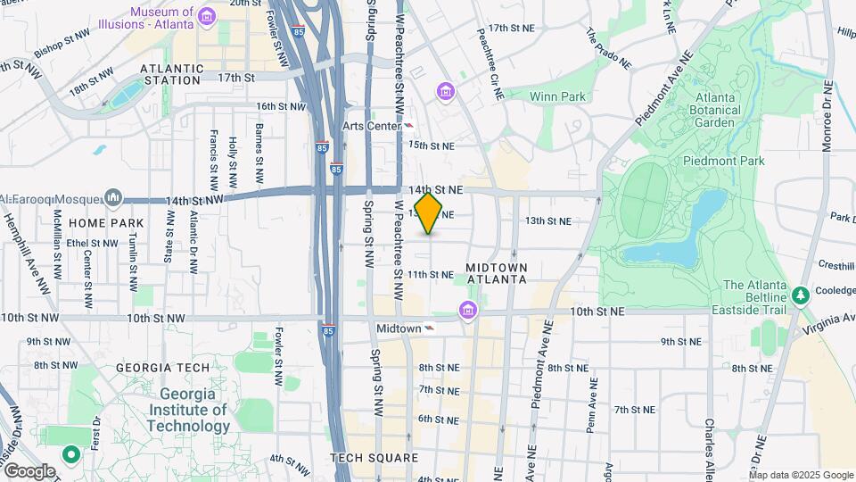 40 12th St NE Map and Location Details
