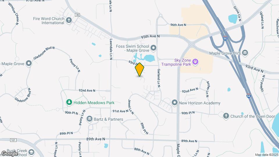 9277 Inland Ln N Map and Location Details