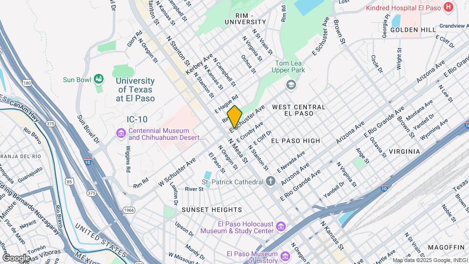 1625 N Stanton St Mapa y Detalles de la Ubicación