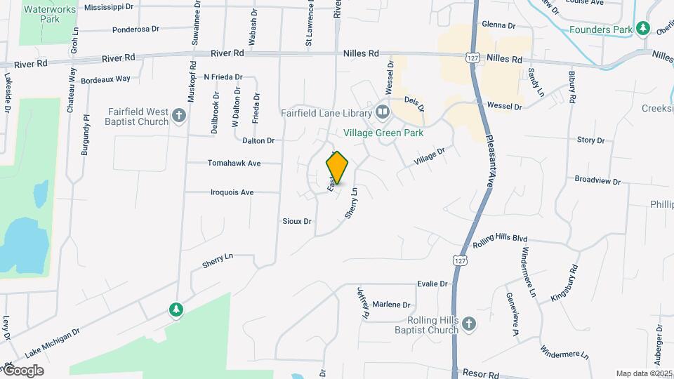 5436 Eastgate Dr Map and Location Details