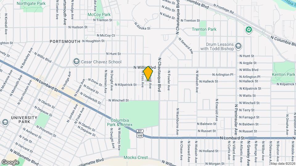 4109 N Kilpatrick St Map and Location Details