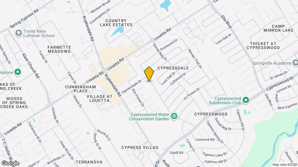 18215 Tall Cypress Dr Map and Location Details