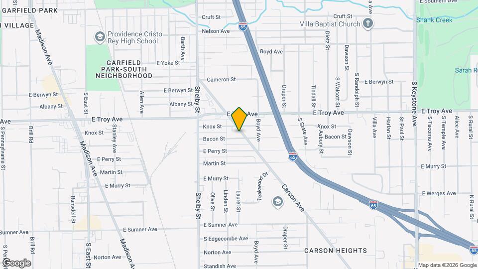 3052 Carson Ave Map and Location Details