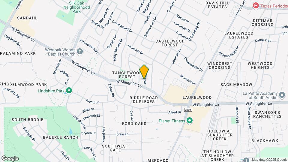 9906 Willers Way Map and Location Details