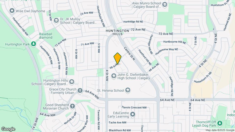 435 68 Av NW Map and Location Details