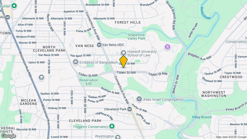 2935 Tilden St NW, Unit Tilden St. - Basement Map and Location Details