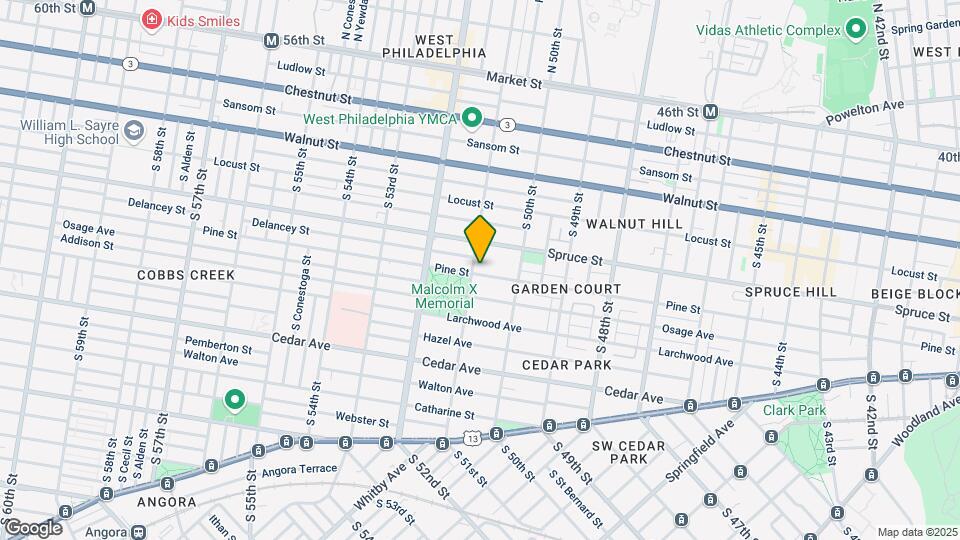 323 S 51st St Map and Location Details