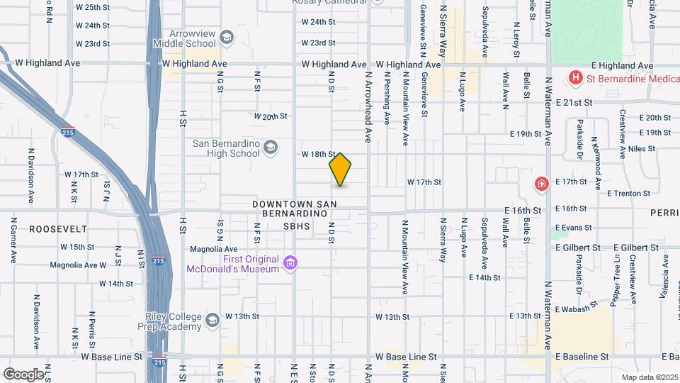 377 W 17th St Mapa y Detalles de la Ubicación