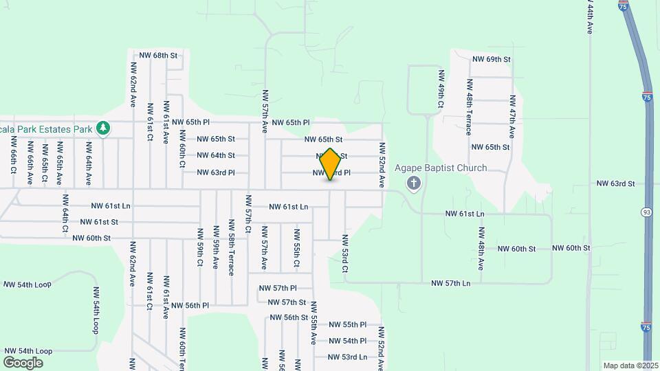 5423 NW 62nd Pl Map and Location Details