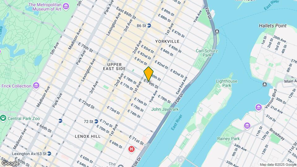 420 E 79th St Mapa y Detalles de la Ubicación